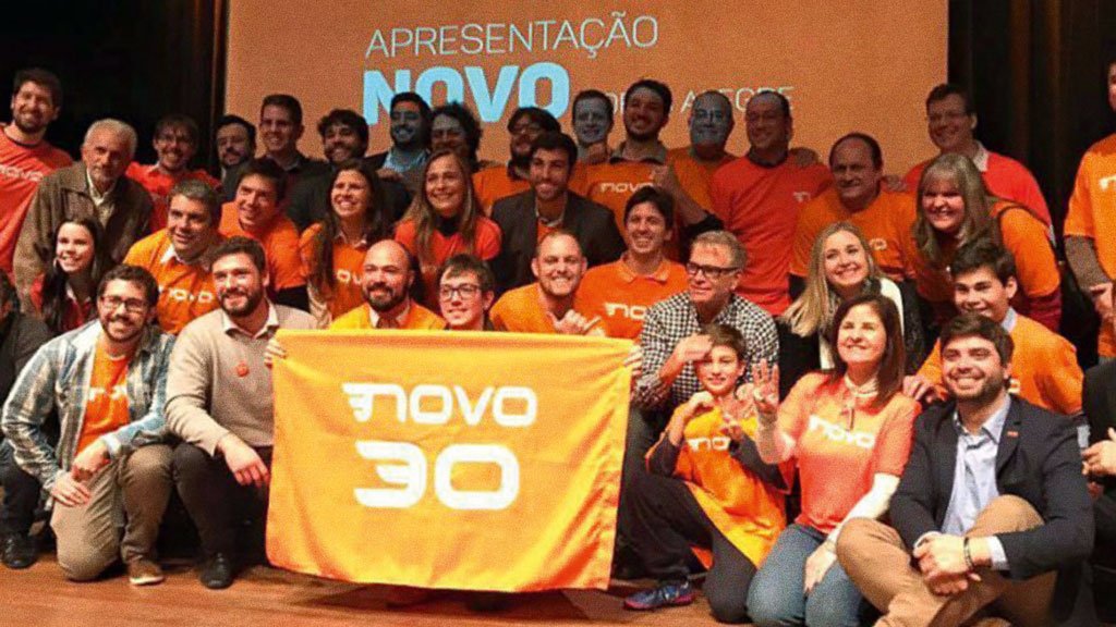 OUTROS MÉTODOS O Novo, partido recém-criado, dispensa recursos públicos, ao contrário dos atuais partidos