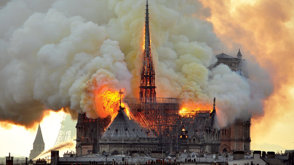 O incêndio da Catedral de Notre-Dame