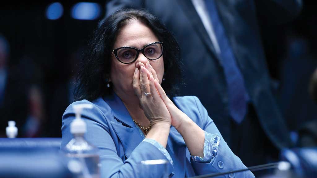 A ex-ministra Damares Alves beneficiou ONGs e parlamentares amigos suspeitos de desviar recursos públicos (Crédito:Edilson Rodrigues)