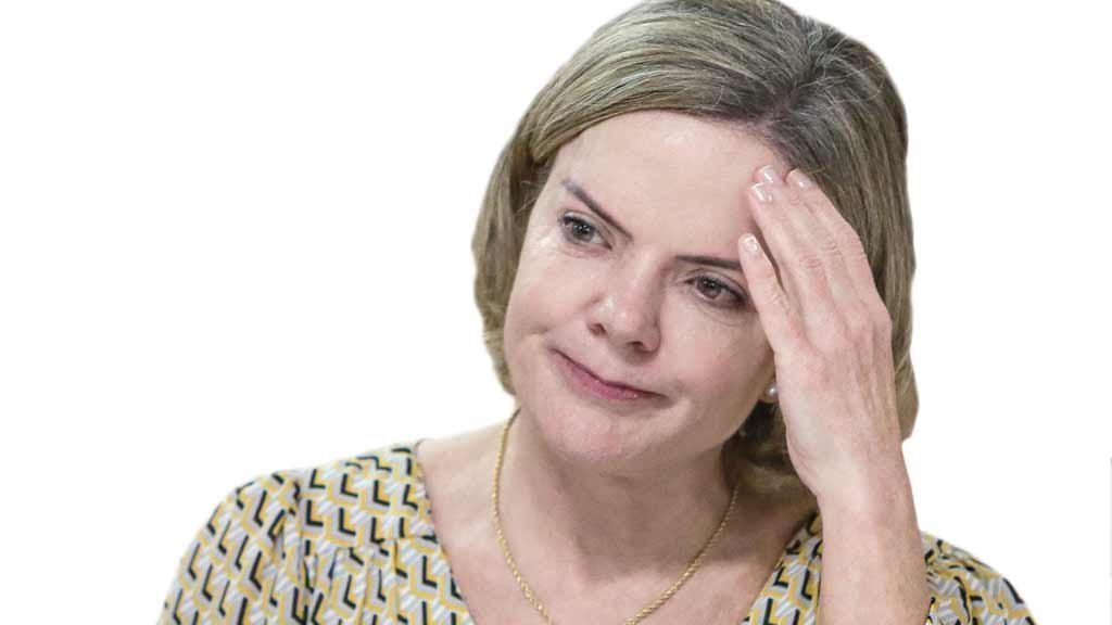 Gleisi Hoffmann: dirigente está à esquerda da política econômica do Ministério da Fazenda (Crédito:Rafael Vieira)