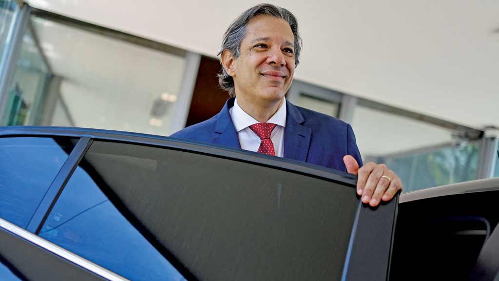 Fernando Haddad foi elogiado pela condução política das questões econômicas sensíveis que envolviam o Congresso Nacional (Crédito:Ueslei Marcelino)